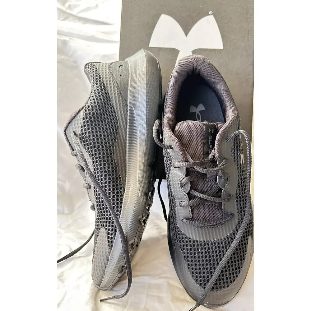Under Armour Mens UA Surge 3 Running Shoes Cross Training Blackout Sz 10.5 New